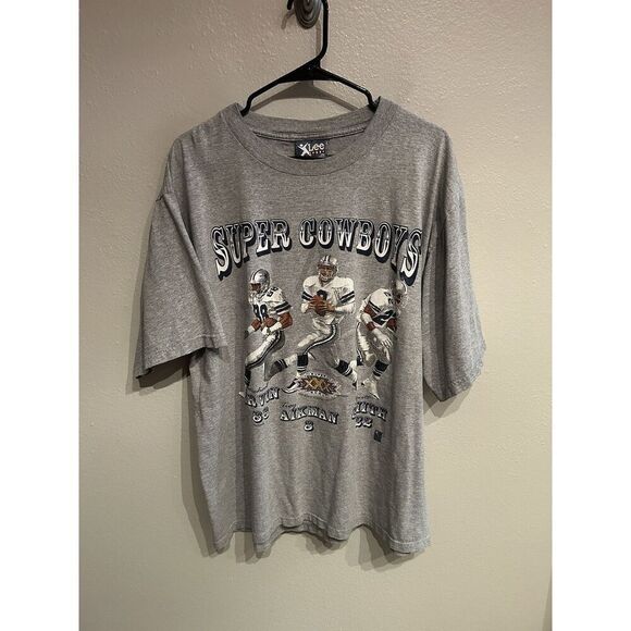 Dallas Cowboys Lee Sport Made In USA Vintage 90s Mens XL Super Cowboys - Picture 1 of 11